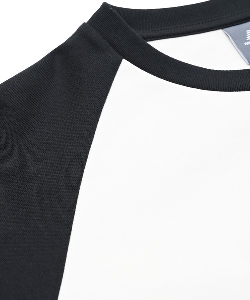 NEW BALANCE（ニューバランス）の「ラグラン3/4スリーブTシャツ（Tシャツ/カットソー・メンズ・オフホワイト/ライトグレー・X-LARGE/LARGE/MEDIUM/SMALL/XX-LARGE）」の9枚目の写真