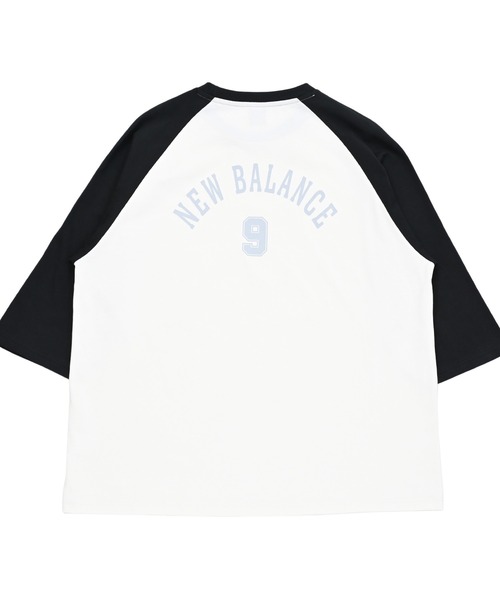 NEW BALANCE（ニューバランス）の「ラグラン3/4スリーブTシャツ（Tシャツ/カットソー・メンズ・オフホワイト/ライトグレー・X-LARGE/LARGE/MEDIUM/SMALL/XX-LARGE）」の15枚目の写真