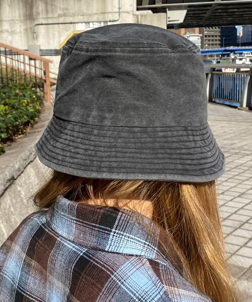 WEGO（ウィゴー）の「WEGO/ピグメントバケットハット（ハット・レディース・スミクロ/ブラック・FREE）」の3枚目の写真