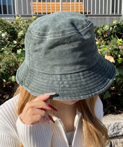 WEGO（ウィゴー）の「WEGO/ピグメントバケットハット（ハット・レディース・スミクロ/ブラック・FREE）」の4枚目の写真