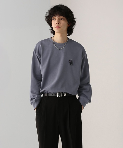 HARE(ハレ)の「フラワータグHAREロゴカットソー(HARE)(Tシャツ/カットソー・メンズ・ブラック/ホワイト/パープル・FREE)」の11枚目の写真