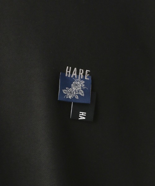 HARE(ハレ)の「フラワータグHAREロゴカットソー(HARE)(Tシャツ/カットソー・メンズ・ブラック/ホワイト/パープル・FREE)」の21枚目の写真