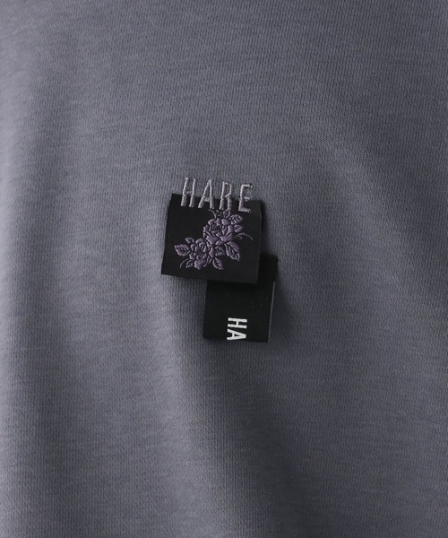 HARE(ハレ)の「フラワータグHAREロゴカットソー(HARE)(Tシャツ/カットソー・メンズ・ブラック/ホワイト/パープル・FREE)」の22枚目の写真