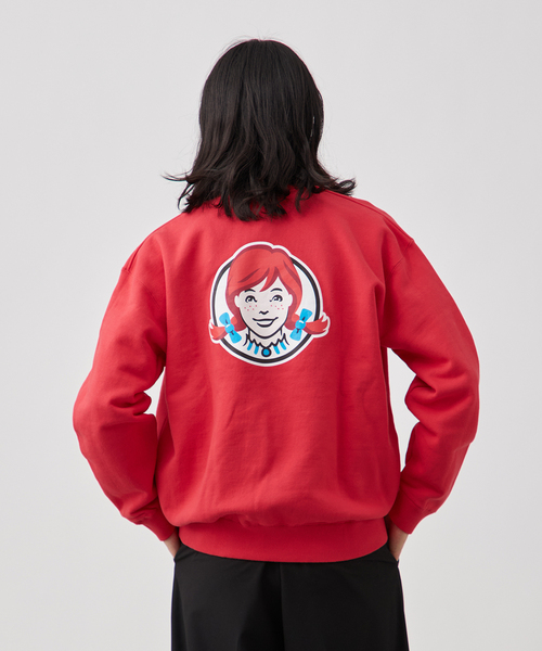 B.C STOCK(ベーセーストック)の「【Wendy's】別注 ウェンディーズ クルーネックスウェット(パーカー・メンズ・ライトグレー/レッド系その他/レッド/グレー系その他・LARGE/MEDIUM)」の20枚目の写真