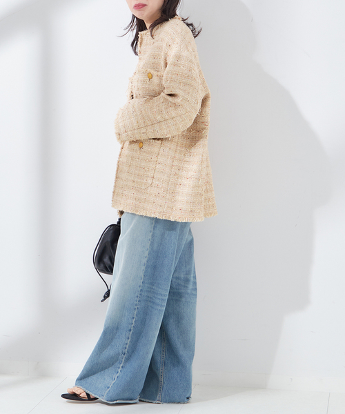 SP》GIOLICAツイードBIGジャケット