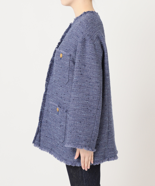 SP》GIOLICAツイードBIGジャケット