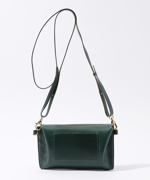 TOMORROWLAND （トゥモローランド）の「GLENROYAL ブライドルレザー ショルダーミニバッグ（ショルダーバッグ・メンズ・ブラック/グレイッシュベージュ/ブラウン/グリーン/パープル・FREE）」の8枚目の写真