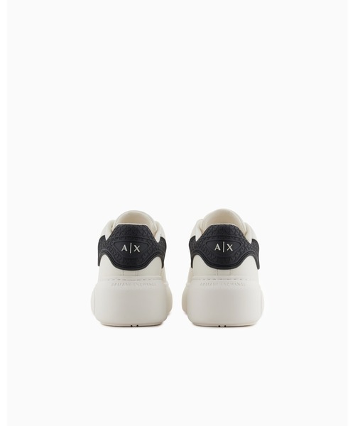 ARMANI EXCHANGE（アルマーニエクスチェンジ）の「【A|X アルマーニ エクスチェンジ】＜ZOZO限定＞AXロゴ ボリュームソールレースアップスニーカー（スニーカー・レディース・ライトピンク/ホワイト・37/36/36.5/37.5/38/38.5）」の5枚目の写真