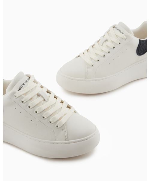 ARMANI EXCHANGE（アルマーニエクスチェンジ）の「【A|X アルマーニ エクスチェンジ】＜ZOZO限定＞AXロゴ ボリュームソールレースアップスニーカー（スニーカー・レディース・ライトピンク/ホワイト・37/36/36.5/37.5/38/38.5）」の8枚目の写真