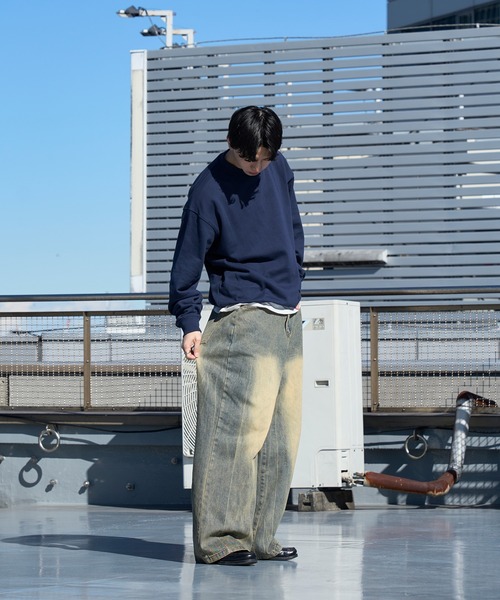 kutir(クティール)の「ASSORT PULLOVER SHORT SWEAT/アソートプルオーバーショートスウェット(スウェット・メンズ・ブラック系/ネイビー/レッド/ブラック/杢グレー/ネイビー系・MEDIUM/LARGE)」の7枚目の写真