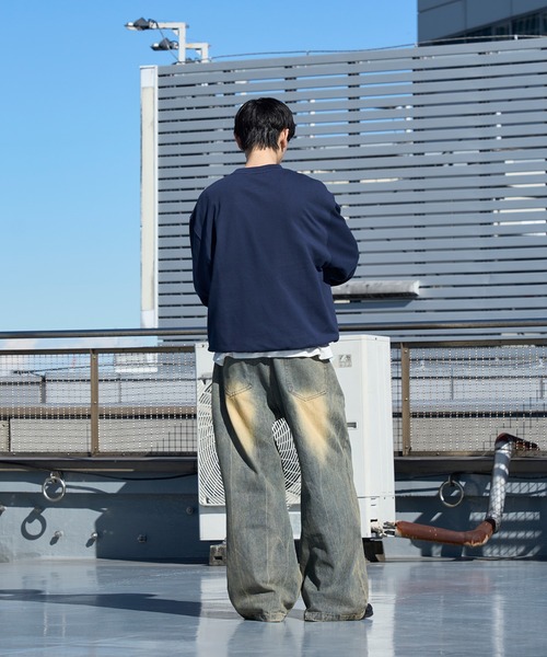 kutir(クティール)の「ASSORT PULLOVER SHORT SWEAT/アソートプルオーバーショートスウェット(スウェット・メンズ・ブラック系/ネイビー/レッド/ブラック/杢グレー/ネイビー系・MEDIUM/LARGE)」の8枚目の写真