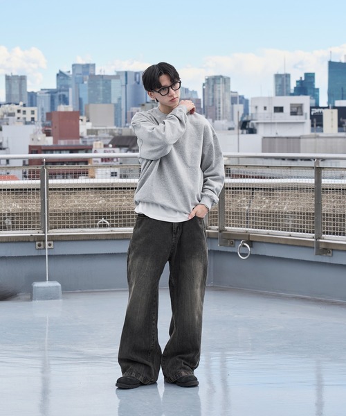 セール】ASSORT PULLOVER SHORT SWEAT／アソートプルオーバーショート