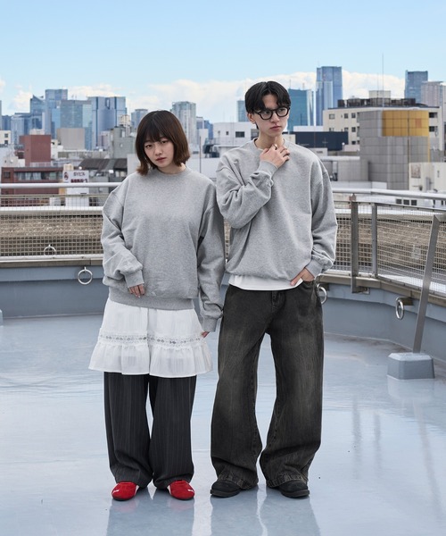 kutir(クティール)の「ASSORT PULLOVER SHORT SWEAT/アソートプルオーバーショートスウェット(スウェット・メンズ・ブラック系/ネイビー/レッド/ブラック/杢グレー/ネイビー系・MEDIUM/LARGE)」の13枚目の写真