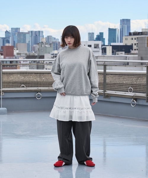 kutir(クティール)の「ASSORT PULLOVER SHORT SWEAT/アソートプルオーバーショートスウェット(スウェット・メンズ・ブラック系/ネイビー/レッド/ブラック/杢グレー/ネイビー系・MEDIUM/LARGE)」の19枚目の写真