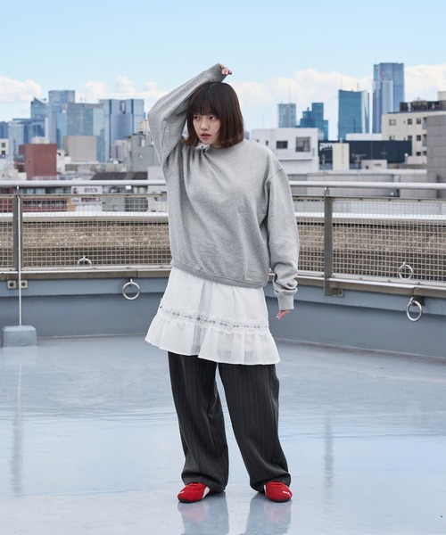 kutir(クティール)の「ASSORT PULLOVER SHORT SWEAT/アソートプルオーバーショートスウェット(スウェット・メンズ・ブラック系/ネイビー/レッド/ブラック/杢グレー/ネイビー系・MEDIUM/LARGE)」の20枚目の写真