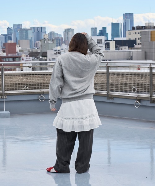 kutir(クティール)の「ASSORT PULLOVER SHORT SWEAT/アソートプルオーバーショートスウェット(スウェット・メンズ・ブラック系/ネイビー/レッド/ブラック/杢グレー/ネイビー系・MEDIUM/LARGE)」の22枚目の写真