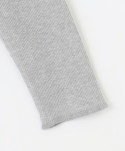 23区(ニジュウサンク)の「【SLOW/一部店舗限定】ラメリブジャージー ロングTシャツ(Tシャツ/カットソー・レディース・ライトグレー系/アイボリー系・40/38)」の12枚目の写真