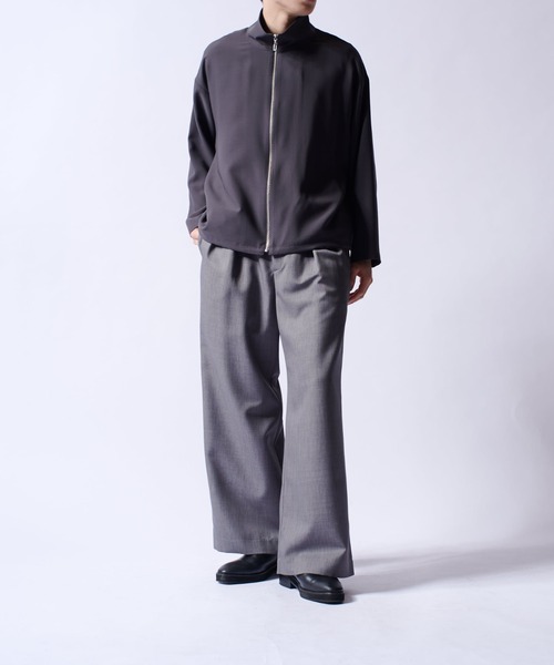 Lui's（ルイス）の「ロングスリーブZIPシャツ（シャツ/ブラウス・メンズ・チャコールグレー/ブラック・S/M）」の12枚目の写真