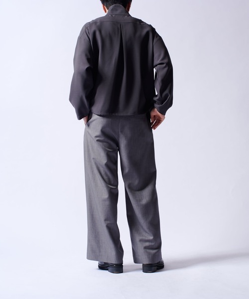 Lui's（ルイス）の「ロングスリーブZIPシャツ（シャツ/ブラウス・メンズ・チャコールグレー/ブラック・S/M）」の15枚目の写真