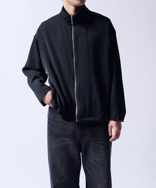 Lui's（ルイス）の「ロングスリーブZIPシャツ（シャツ/ブラウス・メンズ・チャコールグレー/ブラック・S/M）」の3枚目の写真