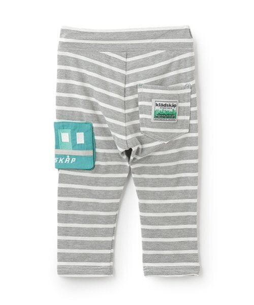 kladskap(クレードスコープ)の「電車ポケット9分丈レギパン(レギンス/スパッツ・キッズ・ネイビー/トップグレー・110cm/100cm/90cm/120cm/80cm)」の3枚目の写真