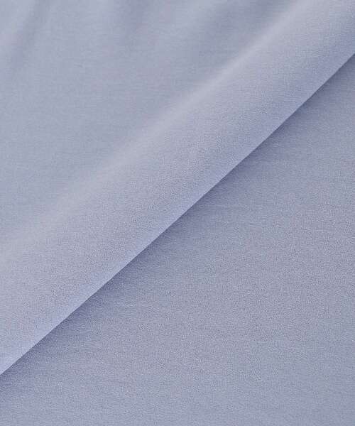 le.coeur blanc（ルクールブラン）の「★NO.1ヒット大人気ブラウス★2WAYジョーゼットブラウス（シャツ/ブラウス・レディース・オフホワイト/サックスブルー/ダークグレー/ネイビー/ブラック・38）」の9枚目の写真