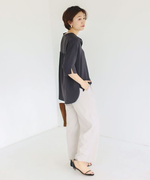le.coeur blanc / ルクールブラン ★NO.1ヒット大人気ブラウス★2WAYジョーゼットブラウス le.coeur blanc｜☆NO.1ヒット大人気ブラウス☆2WAYジョーゼット