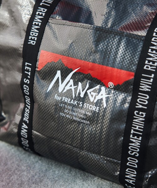 NANGA(ナンガ)の「NANGA × FREAK'S STORE/ナンガ × フリークスストア 別注 MULTI USE BAG マルチユース バッグ(トートバッグ・メンズ・ブラック・ONE SIZE)」の4枚目の写真