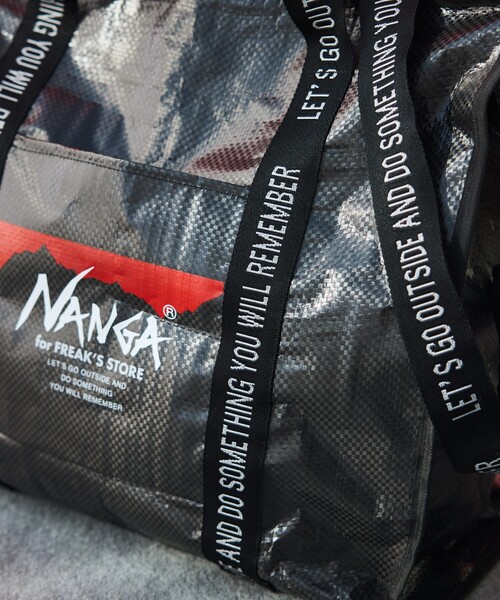 NANGA(ナンガ)の「NANGA × FREAK'S STORE/ナンガ × フリークスストア 別注 MULTI USE BAG マルチユース バッグ(トートバッグ・メンズ・ブラック・ONE SIZE)」の6枚目の写真