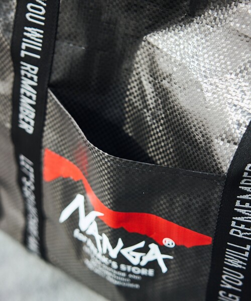 NANGA(ナンガ)の「NANGA × FREAK'S STORE/ナンガ × フリークスストア 別注 MULTI USE BAG マルチユース バッグ(トートバッグ・メンズ・ブラック・ONE SIZE)」の18枚目の写真