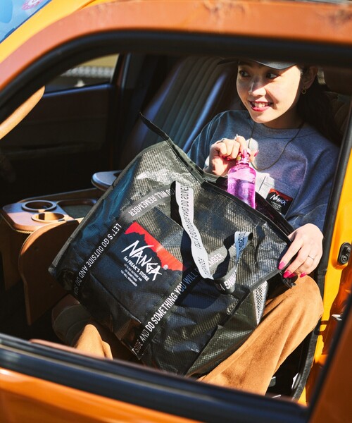 NANGA(ナンガ)の「NANGA × FREAK'S STORE/ナンガ × フリークスストア 別注 MULTI USE BAG マルチユース バッグ(トートバッグ・メンズ・ブラック・ONE SIZE)」の20枚目の写真