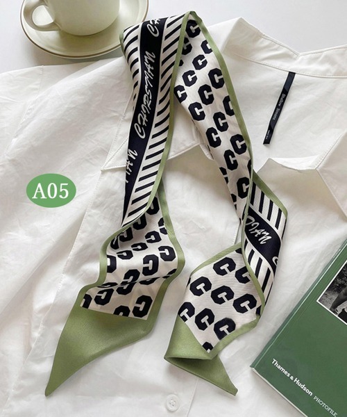 Miniministore（ミニミニストア）の「マルチスカーフ 首巻き バッグスカーフ（バンダナ/スカーフ・レディース・G/C/D/F/E/B/A・FREE）」の5枚目の写真