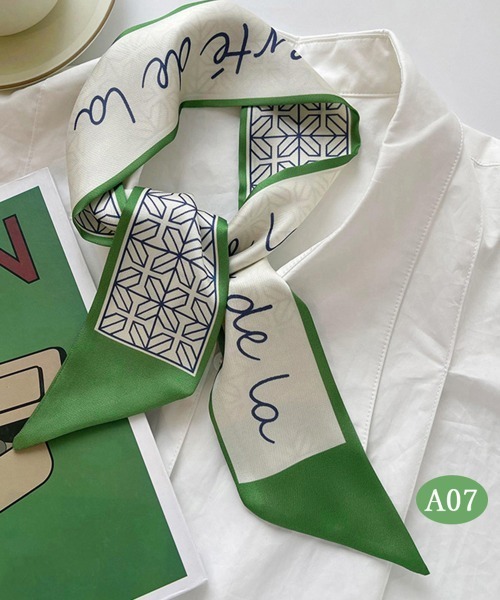 Miniministore（ミニミニストア）の「マルチスカーフ 首巻き バッグスカーフ（バンダナ/スカーフ・レディース・G/C/D/F/E/B/A・FREE）」の7枚目の写真