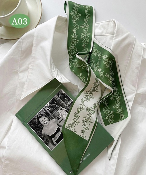 Miniministore（ミニミニストア）の「マルチスカーフ 首巻き バッグスカーフ（バンダナ/スカーフ・レディース・G/C/D/F/E/B/A・FREE）」の11枚目の写真