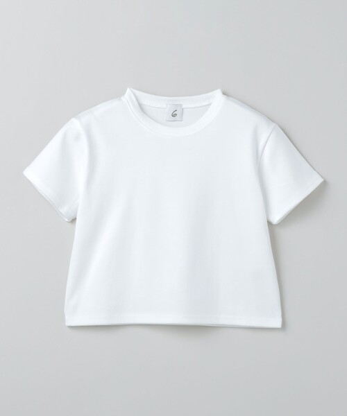 6(ROKU)＞コットン クロップド Tシャツ 6(ROKU)＞コットン クロップド Tシャツ