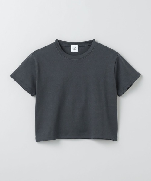 セール】＜6(ROKU)＞コットン クロップド Tシャツ（Tシャツ
