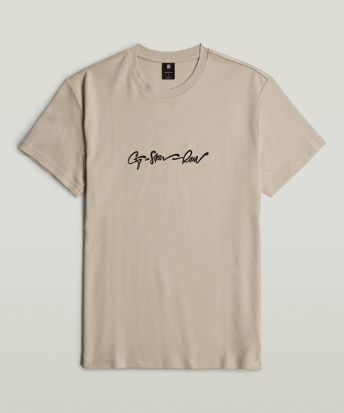セール】G-SCRIPT T-SHIRT/フロントブランドロゴTシャツ（T