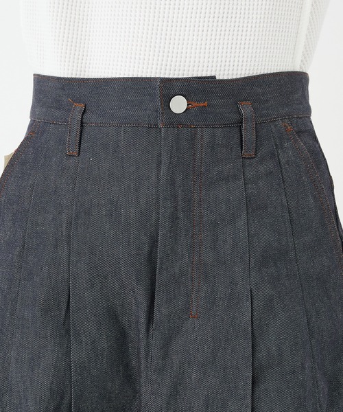 SHINYAKOZUKA(シンヤコヅカ)の「別注 Hi BAGGY DENIM(デニムパンツ・メンズ・ブラック/インディゴブルー・M/S)」の4枚目の写真