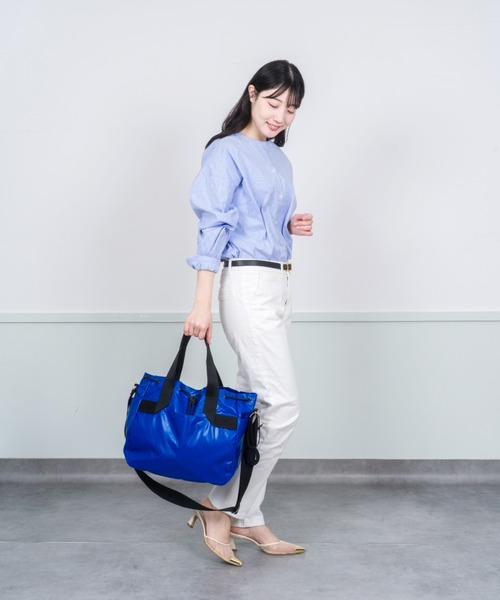 Jack Gomme(ジャックゴム)の「【JACK GOMME/ジャックゴム】ショルダーバッグ トートバッグ 巾着バッグ 3WAY MONSAC(ショルダーバッグ・レディース・ゴールド/ライトブルー/ブラック/ブルー/ホワイト・FREE)」の19枚目の写真