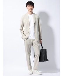 SUIT SQUARE（スーツスクエア）の「PERFORMANCE SUIT【2点セット】ジャケット＆パンツセットアップ ウォッシャブル 裾上げ済み（スーツセット）」