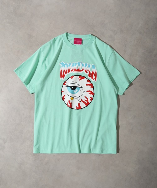 MISHKA（ミシカ）の「MISHKA TEE SHIRT ミシカ 半袖 Tシャツ（Tシャツ/カットソー・メンズ・ホワイト系3/ブラック系4/ホワイト系5/グレー/ブラック/ホワイト系/ホワイト系1/ホワイト系2/カーキ/ブラック系5/ブラック系/イエロー/イエロー系/ピンク系1/イエロー系1/ピンク系2/カーキ系/ベージュ/ホワイト/ピンク系/グリーン/ブラック系3/グリーン系/ホワイト系4/ホワイト系6/ブラック系2・XL/M/L）」の20枚目の写真