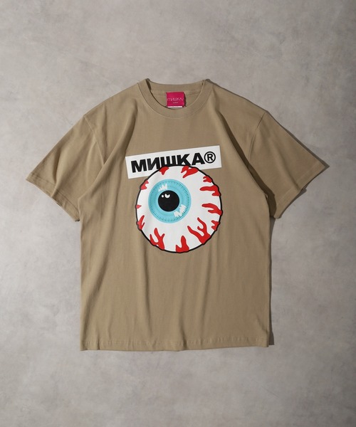 MISHKA（ミシカ）の「MISHKA TEE SHIRT ミシカ 半袖 Tシャツ（Tシャツ/カットソー・メンズ・ホワイト系3/ブラック系4/ホワイト系5/グレー/ブラック/ホワイト系/ホワイト系1/ホワイト系2/カーキ/ブラック系5/ブラック系/イエロー/イエロー系/ピンク系1/イエロー系1/ピンク系2/カーキ系/ベージュ/ホワイト/ピンク系/グリーン/ブラック系3/グリーン系/ホワイト系4/ホワイト系6/ブラック系2・XL/M/L）」の17枚目の写真