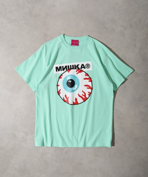 MISHKA（ミシカ）の「MISHKA TEE SHIRT ミシカ 半袖 Tシャツ（Tシャツ/カットソー・メンズ・ホワイト系3/ブラック系4/ホワイト系5/グレー/ブラック/ホワイト系/ホワイト系1/ホワイト系2/カーキ/ブラック系5/ブラック系/イエロー/イエロー系/ピンク系1/イエロー系1/ピンク系2/カーキ系/ベージュ/ホワイト/ピンク系/グリーン/ブラック系3/グリーン系/ホワイト系4/ホワイト系6/ブラック系2・XL/M/L）」の18枚目の写真