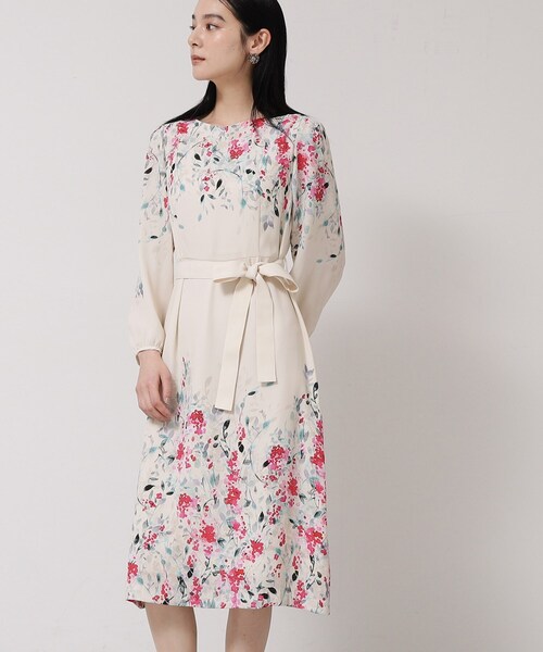 Sunauna（スーナウーナ）の「【&yours project／SS～L】パネル柄ワンピース（ワンピース・レディース・グレー系/ブラック系/ベージュ系・34/36/38/40）」の14枚目の写真