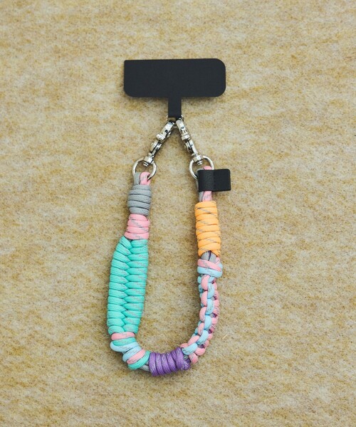 スマホアクセサリー A SCENE Design paracord strap-leather- Design paracord strap -leather- – A SCENE