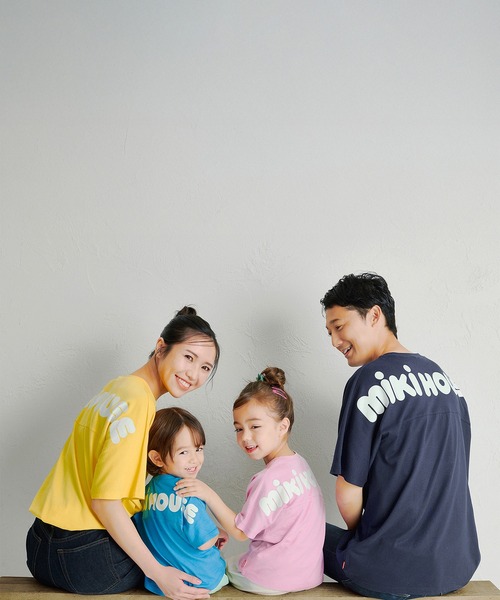 MIKI HOUSE(ミキハウス)の「【WEB限定】バックロゴ半袖Tシャツ(大人用)(Tシャツ/カットソー・レディース・イエロー/パープル/レッド/グリーン/ホワイト/ライトグリーン/ネイビー/ブルー・L(175-185cm)/M(165-175cm)/S(155-165cm))」の9枚目の写真