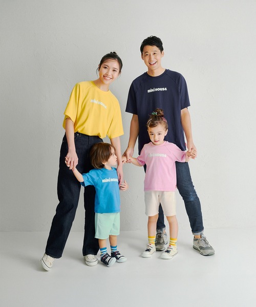 MIKI HOUSE(ミキハウス)の「【WEB限定】バックロゴ半袖Tシャツ(大人用)(Tシャツ/カットソー・レディース・イエロー/パープル/レッド/グリーン/ホワイト/ライトグリーン/ネイビー/ブルー・L(175-185cm)/M(165-175cm)/S(155-165cm))」の10枚目の写真