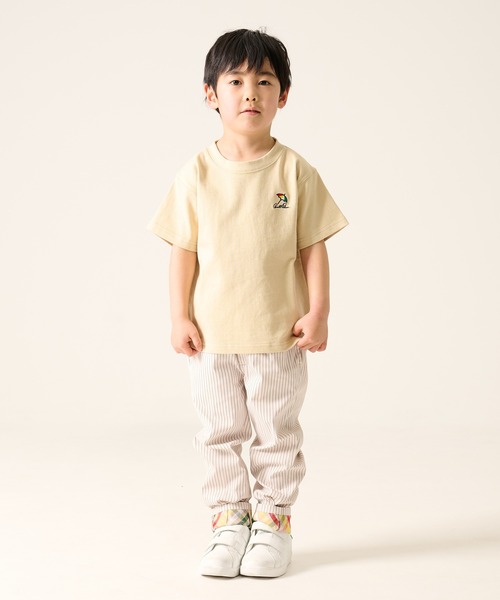 Arnold Palmer(アーノルドパーマー)の「ヘビーウエイト天竺 半袖 Tシャツ(Tシャツ/カットソー・キッズ・ホワイト/モスグリーン/クリーム・95cm/105cm/115cm/125cm/135cm/145cm)」の16枚目の写真