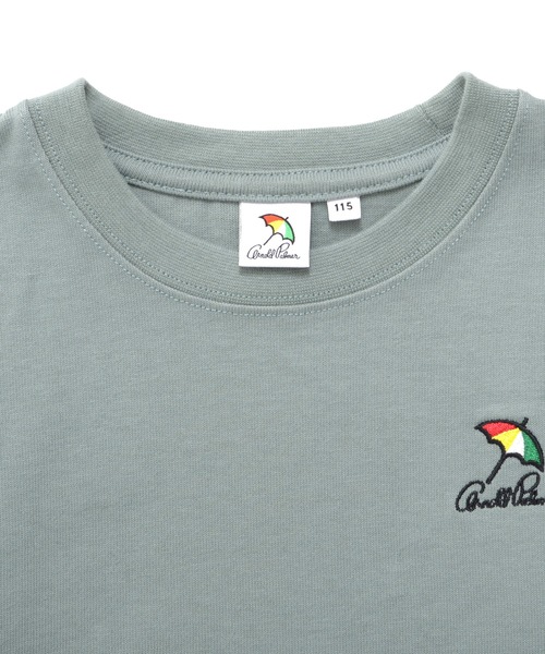 Arnold Palmer(アーノルドパーマー)の「ヘビーウエイト天竺 半袖 Tシャツ(Tシャツ/カットソー・キッズ・ホワイト/モスグリーン/クリーム・95cm/105cm/115cm/125cm/135cm/145cm)」の6枚目の写真