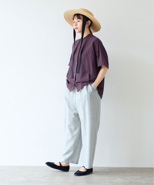 yuni(ユニ )の「近江晒 ブラウス(シャツ/ブラウス・レディース・ボルドー/オレンジ/ブラック・FREE)」の20枚目の写真